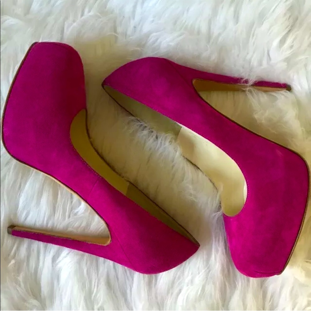 Brian Atwood Maniac pink platform high heels 40 EU